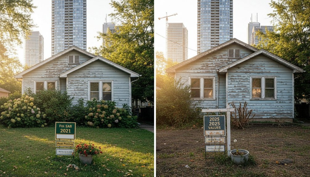 declining north york land values