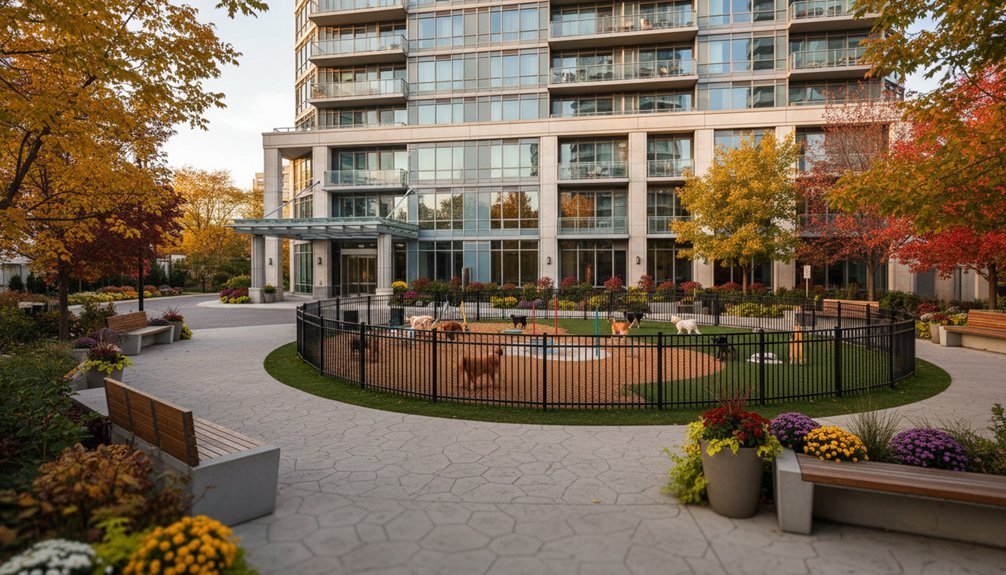 dog parks near pet friendly condos