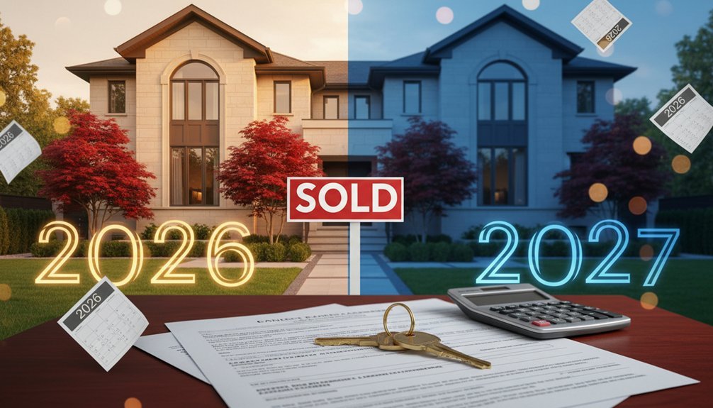 optimize property sale timing for tax