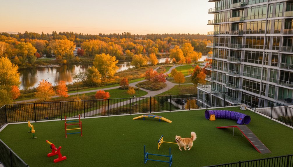 pet friendly lakefront community park